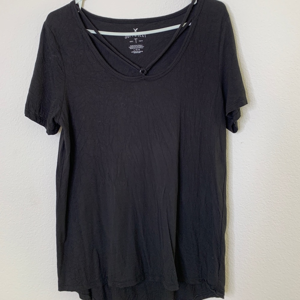 American eagle black T-shirt